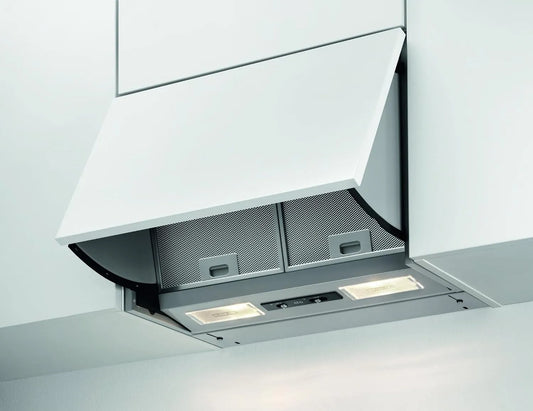 AEG DEB2631S, Podstavné digestoře, montážní rozsah kapoty / 60cm / [Energetická třída D], Černá / stříbrná, 60cm, 6 W, 170 W, 40 x 59