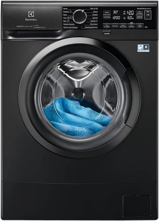 Electrolux EW6S306BL, Pračky, Elektrolux Slim pračka s předním nakladačem, technologie SensiCare 600, 6 kg, LED, Bílá, 38 cm
