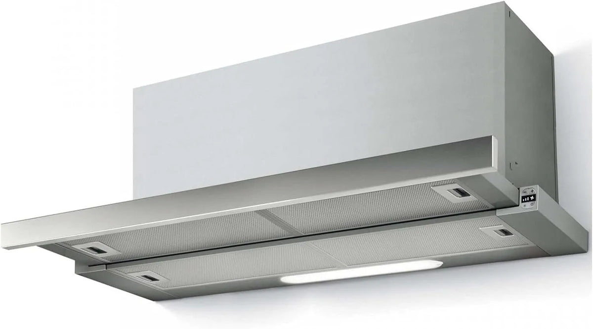 Elica PRF0139069, Podstavné digestoře, Elite 35 Kloubové stínění 90 cm nerezová ocel, Stříbrná, 90 cm, 35 G, 150 mm, 2x3