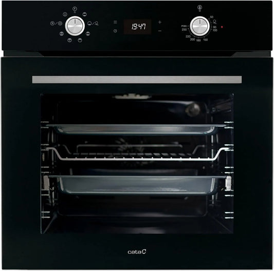 CATA, Trouby, MDS 7208 BK - Built- in troub Electric černá - Energy class A - AquaSmart, Černá, 72 L, 60 cm, 50 l