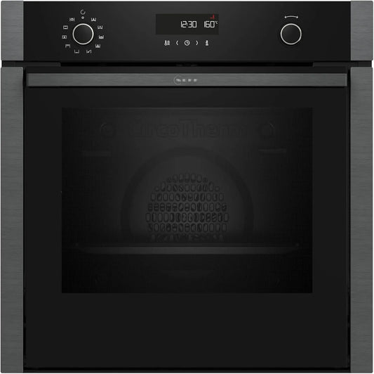 Neff B5ACH7HG3, Trouby, N 50, built-in troubě 60 x 60 cm, Made in Germany, LCD displej bez gagu, Slide &, Šedá, 60 x 60 cm