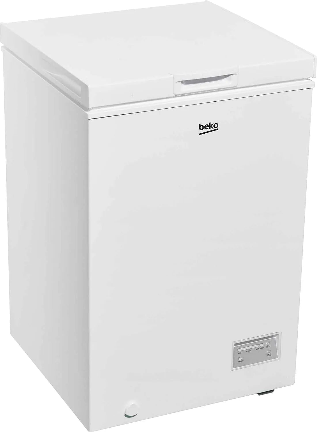 Beko CF100EWN CF100EHN, Truhlicové mrazničky, Mrazicí box, horizontální, třída E, statická, celkový objem sítě: 98lt, Bílá, 98l, 5 x 54, 5 cm