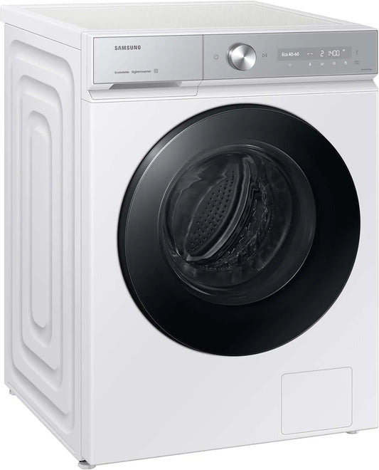 Samsung WW11DB8B95GHU2, Pračky, Bespoke pračka, 11 kg, 1, 400 ot. / min, Extra úspora energie, EEK: A (-40%), AI, Bílá, 11DB, 95G, 5 kg
