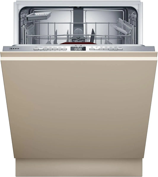 Neff S155EBX16E, Myčky nádobí, 60 cm, N 50, Myčka na nádobí Smarter plně integrovaná, 42 dB, Made in Germany, 13, Stříbrná