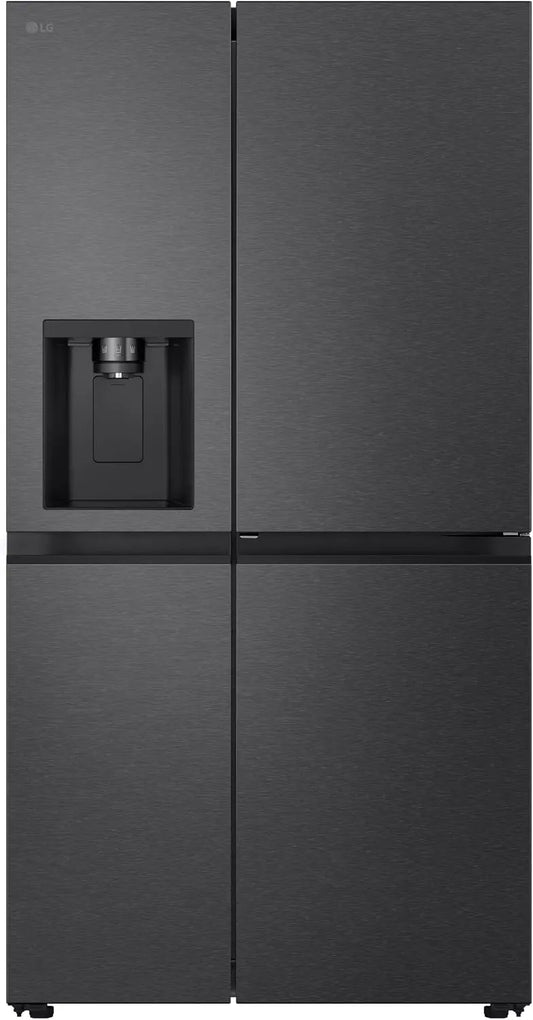 LG GSJC41EPPE GSJC41EPE, Kombinované chladničky s mrazákem, Side-by-Boční lednička s Mrazicí (641 L, Energetická třída E) s dveře- in- dveře, Černá