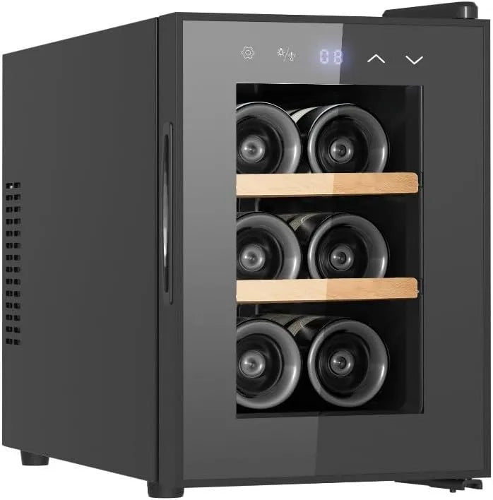 Vinata, Vinné skříně, Sena Wine Air Conditioning System Freestanding - černá - Vinná lednička 6, Černá, 6 L, 3 x 26, 5 x 49, 5 cm