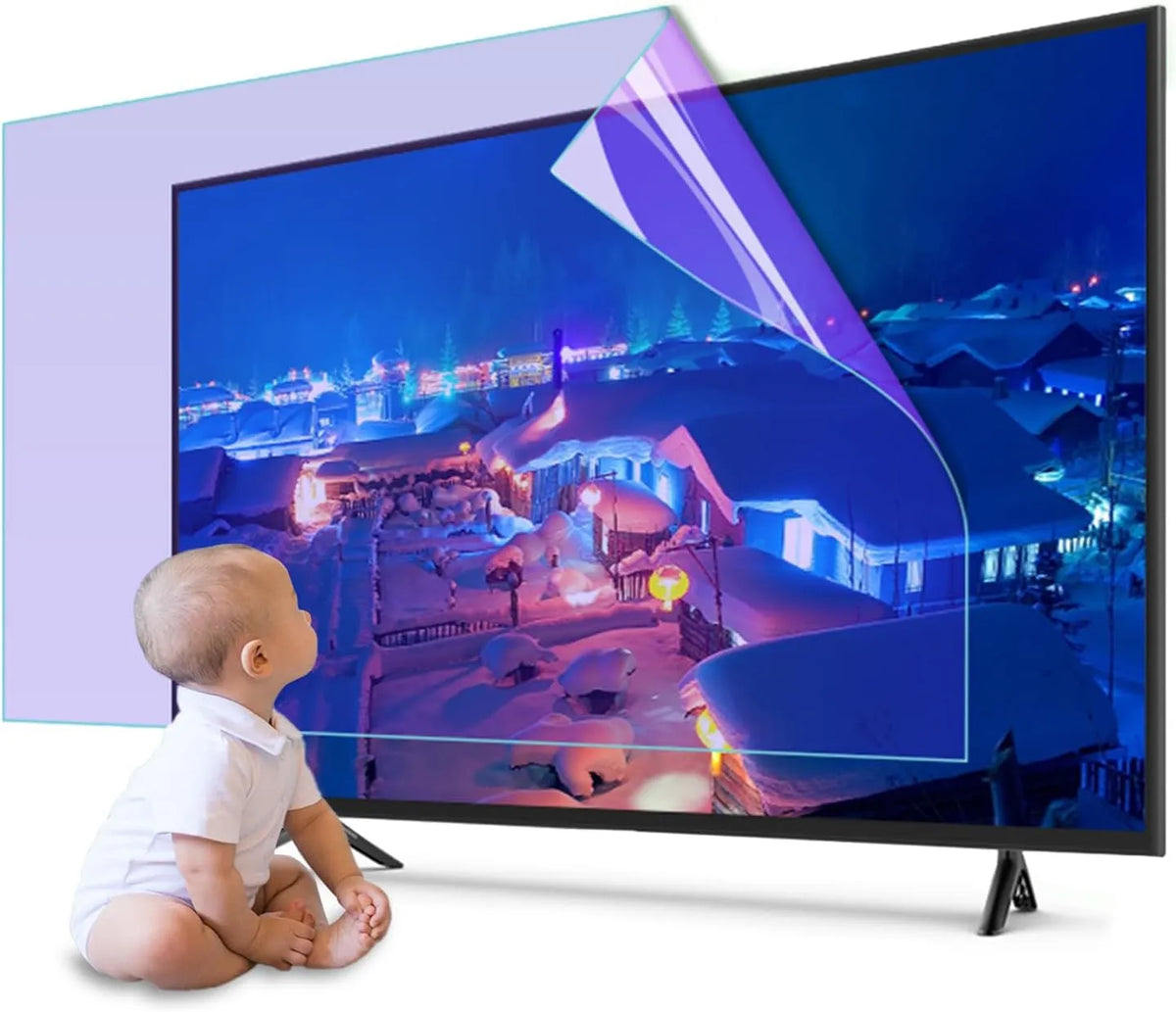 JQZWXX 55zoll1221x689mm 55inch1221x689mm, Ochranné prvky obrazovky TV, 55 palců mat antireflexní film, modrá světelná ochrana filtrů TV, antiglare