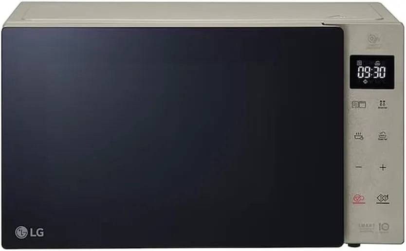 LG MH6535NBS, Mikrovlnné trouby s grilem, mikrovlnná trouba (25 L, 1000 W) s grilem (LED displej, Smart Inverter, Černá / stříbrná, 25 L, 1000 W