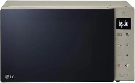 LG MH6535NBS, Mikrovlnné trouby s grilem, mikrovlnná trouba (25 L, 1000 W) s grilem (LED displej, Smart Inverter, Černá / stříbrná, 25 L, 1000 W