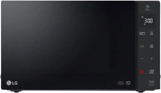 LG MH6535GDS, Samostatné mikrovlnné trouby, Mikrovlnná trouba s grilem (25 L, 1000 W) s inteligentním invertorem, Quartz, Černá, 6535G, 25 L