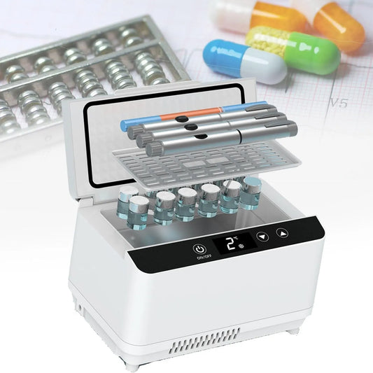 Generic, Uchovávejte a přepravujte, Teplostaty, Chladicí a mrazicí zařízení na léky, Přenosné inzulínové chladničky, Bílá, 30 db, 14.2 cm