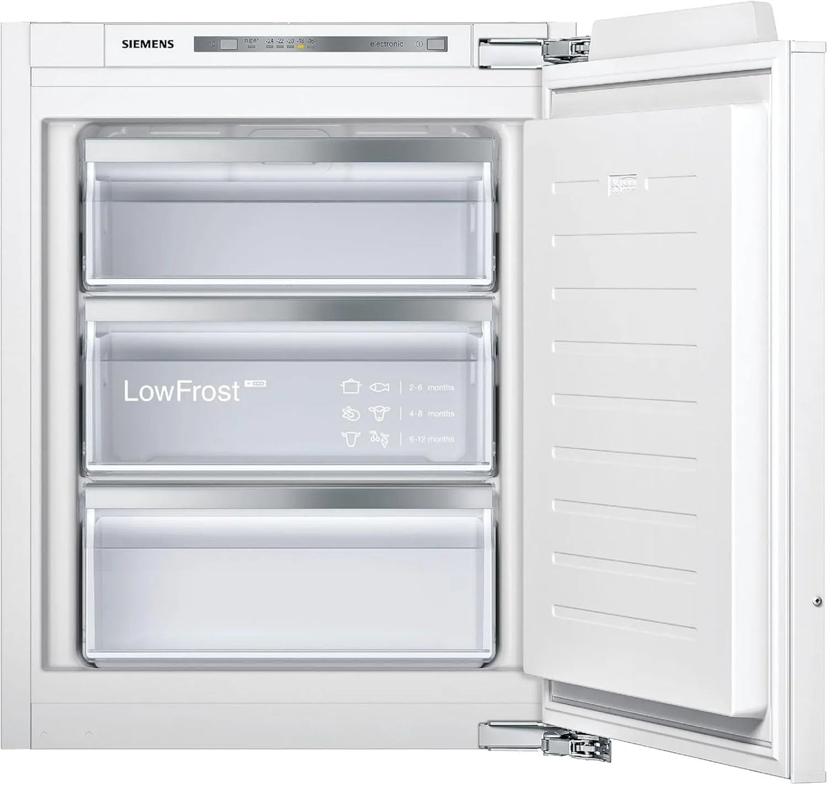 Siemens GI11VAFE0 iQ300, Mrazničky, built- in mraznička, Made in Germany, 167 kWh za rok, 72 L, lowFrost, freshSense, Bílá, 11V, 167 kW
