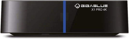 GigaBlue DVB-S2x, Satelitní přijímač, UHD X1 PRO 4K Android 12 IP- TV / OTT 1x DVB- S2x Sat Tuner Media Player, Černá, 4K, 1.2G, 4G, 32G