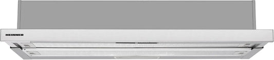 HEINNER HTCH-490IX, Výsuvné digestoře, instalační sporák, Černá, 90 cm, 5 L