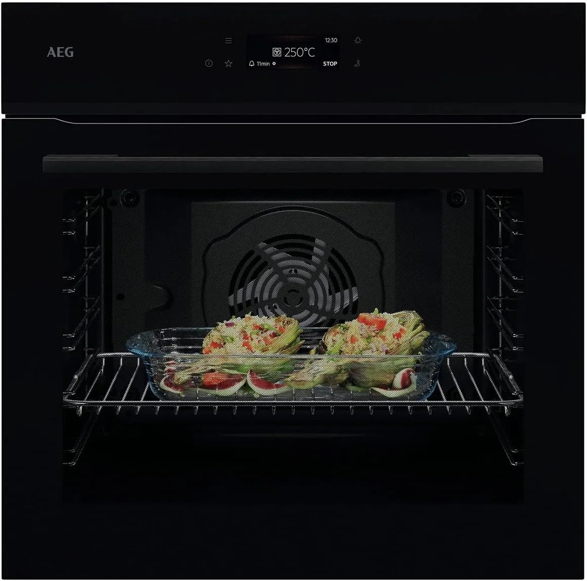 AEG NBE7A60SB, Trouby, Meal Assist Pečení, Černá, 72 l, 40 W, 594 x 596 x 569 mm, 590 x 560 x 550 mm