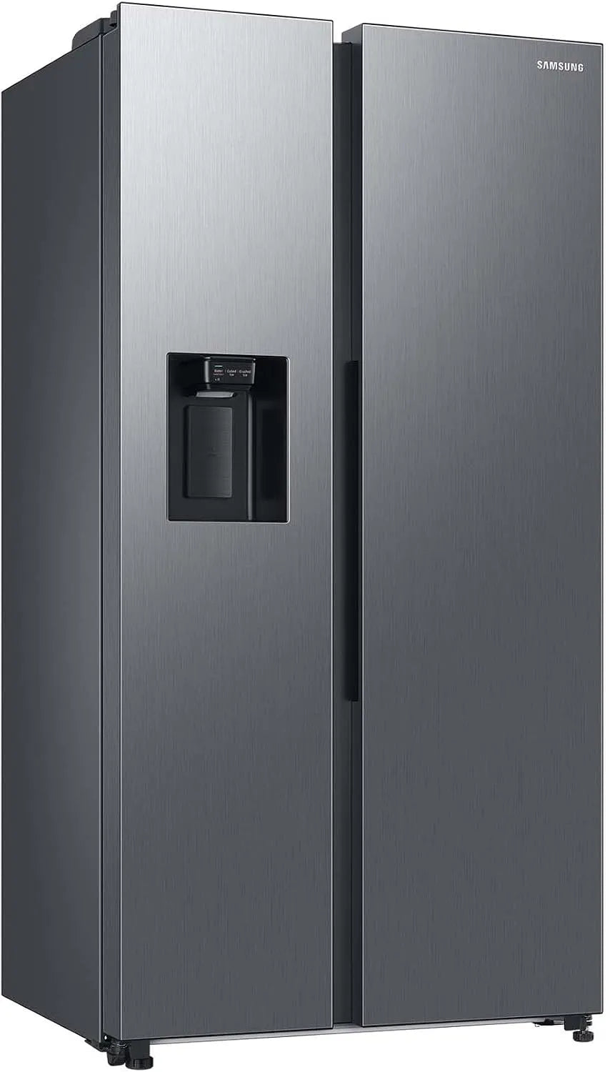 Samsung RS6GCG885DS9EG, Kombinované chladničky s mrazákem, boční lednice s mrazákem, 178 cm, 634 l celkový objem, 225 l mrazící díl, AI, Stříbrná