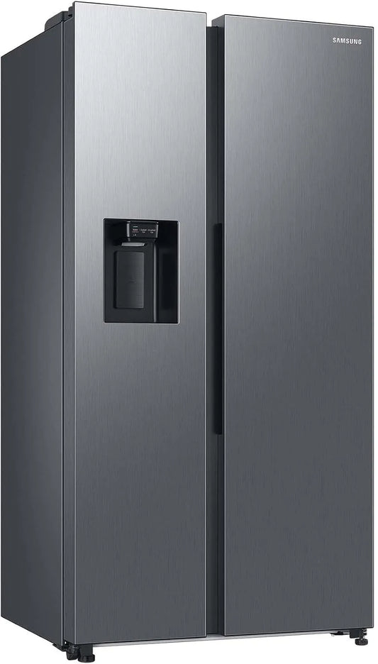 Samsung RS6GCG885DS9EG, Kombinované chladničky s mrazákem, boční lednice s mrazákem, 178 cm, 634 l celkový objem, 225 l mrazící díl, AI, Stříbrná