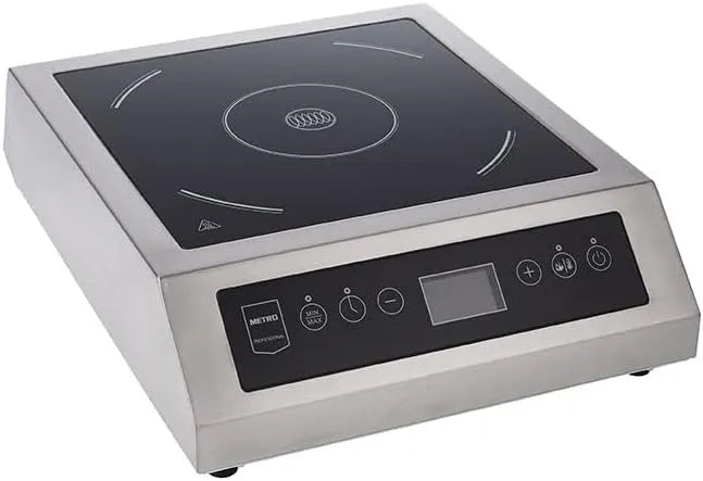 METRO Professional GIC3135, Varné desky, Indukční varná deska, nerezová / skleněná keramika, 3500 W, ochrana proti, Stříbrná, 32 cm